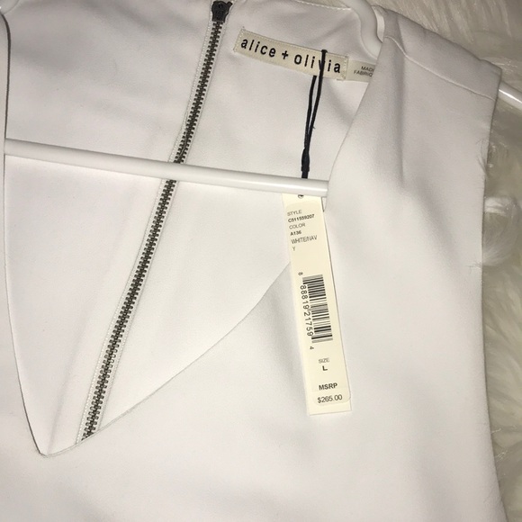 Alice and Olivia navy and white dress (maya dress) - Picture 2 of 7